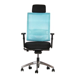 Officepoint High Back Office Chair K1-01W Blue