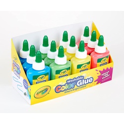 Crayola Washable Colored Glue 69-9100 3Oz