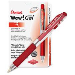 Pentel Pen K437CR 0.7MM Singles Red