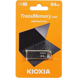 Kioxia Transmemory U366 USb Flash Drive 64Gb 3.2 USb File Transfer On Pc/Mac, Metal, Lu366S064Gg4