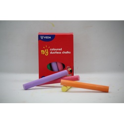 My Colored  Dustless Chalk DCC-2 6 Colours Assorted