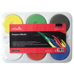Officepoint Tempera Block PATB-01 Assorted