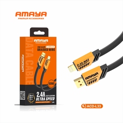 Amaya Blade 1M Micro USB Data Cable – Flat Tangle-Free Design