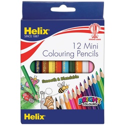 Helix Colour Pencil Half Size 12 PN5010