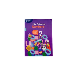 VEDA I LIKE COLOURING - NUMBERS BOOK 1