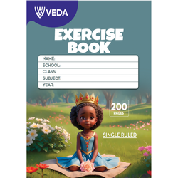 VEDA EXERCISE BOOK A5 200PG SINGLE RULED