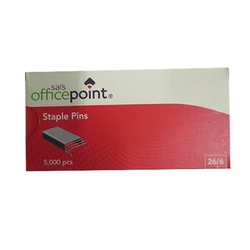 Officepoint Staple Pins 26/6 1000's