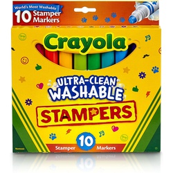 Crayola Ultra-Clean Stamper Markers 10 Colours 58-8148