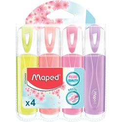 Maped Fluo Pastel Highlighters 742546 Assorted 4 Pieces