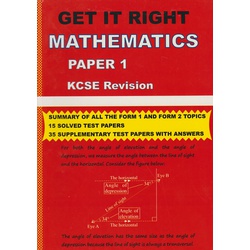Get It Right Mathematics Paper 1