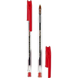 HELIX/OXFORD PEN BALLPOINT 1MM RED