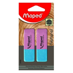 Maped Duo Gom Eraser 2 Pack, Blister 010760