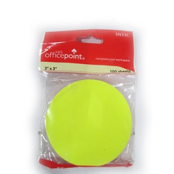 OfficePoint Round  Sticky Notes SN33C 5 Colours