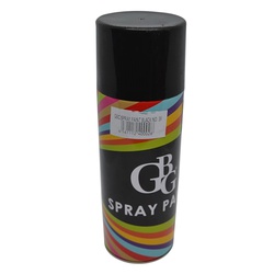 GBG SPRAY PAINT A01 GLOSS BK