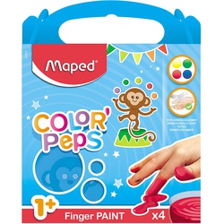 Maped Color'Peps Finger Paint Pack of 4 812510