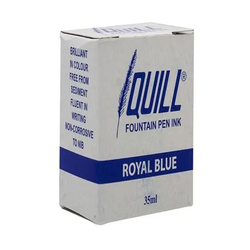 QUILL WRITING INK 35ML BLUE