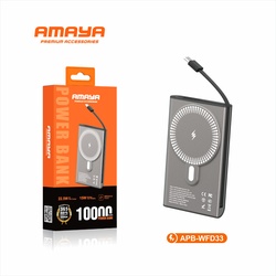 Amaya APB-WFD33 10000mAh Wireless Fast Charge Power Bank | Qi Power Bank Kenya