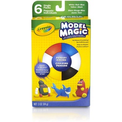 Crayola Modelling Clay 23-2402 6 Colours Primary