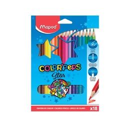 Maped Star color Pencils Pack of 18 183218