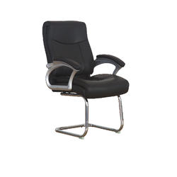 Zion - Leather Visitor Chair PU Rotated 1649-V