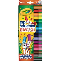 CRAYOLA MARKER 58-8717 16CT P/SQUK EMOJI STAMPER 24PK H2R