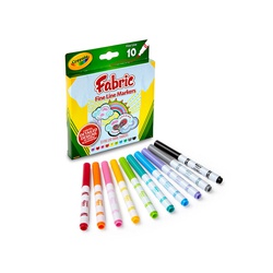 Crayola Markers 58-8626 Fine Line Fabric 10CT