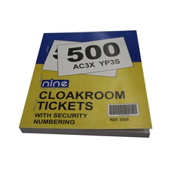 TICKETS CLOAKROOM 500