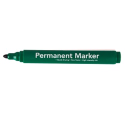 Officepoint Permanent Marker TH2174 Bullet Tip Green