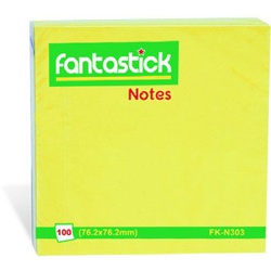 Fanstastick Stick Notes Fluor  3X3 FK-N303-YWF