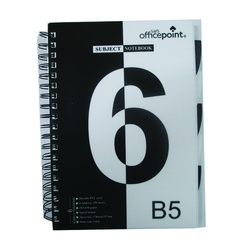 OfficePoint Subject Notebook SP1802 B5 - Black