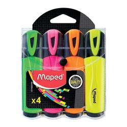 Maped Highlighter Fluo Peps Classic Pack of 4 742547