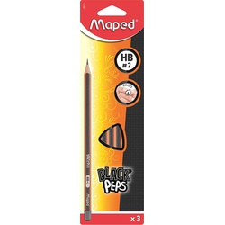 Maped Black'Peps Graphite HB Pencils 850011
