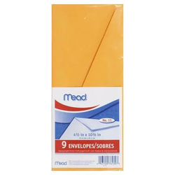 Mead Envelope 76130 OR KRAFT Manilla 4 1/2X10 3/8"
