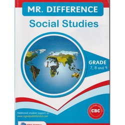 MR. DIFFERENCE SOCIAL STUDIES 1 Grade7,8 &9 NEW ED