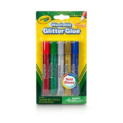 Crayola B/Glitter Glue  69-3522 5CT Washable