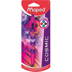 MAPED BALL PEN TWIN TIP 229444 4COL COSMIC TEENS PKN