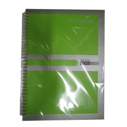 OfficePoint Contemporary Notebook 84P1612 A4 Green