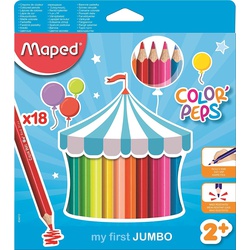 Maped Jumbo Early Age Colour Pencils 834012 18 Colours