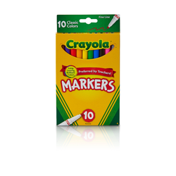 Crayola Markers Fine Line 10CT 58-7726