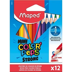 Maped Strong Mini Colour Pencils 862812 12 Colours