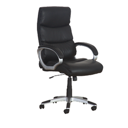 Zelos- Mid Back Leather Chair PU ROTATED 1803M