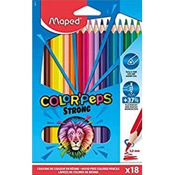 Maped Strong Colour Pencils 862718 18 Colours