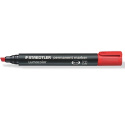 Staedtler Permanent Marker Chisel 350-0C Red