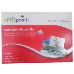 Officepoint Lamination Pouch A4 100 Pieces