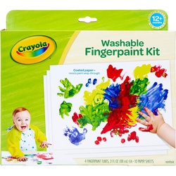 Crayola Washable Finger Paint 12 Pieces 81-1452