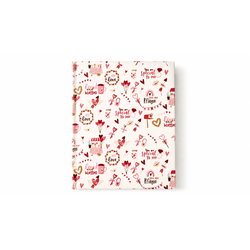 Officepoint Heart Series Agape Design A6 Notebook