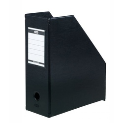 Officepoint File Rack Magazine PVC Folded DR28 Black