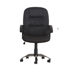 Officepoint Zeta Medium Back Leather Chair 8210M