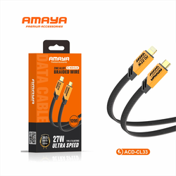 Amaya ACD-L33 Blade 1M Lightning Cable | Flat Tangle-Free iPhone Cable Kenya