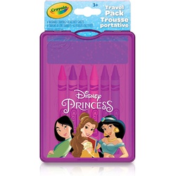 Crayola Disney Princess 6 Travel Pack  Crayons 04-0394